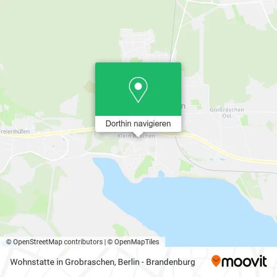Wohnstatte in Grobraschen Karte