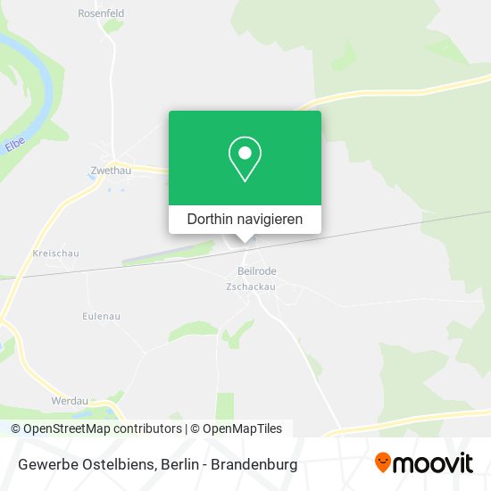 Gewerbe Ostelbiens Karte