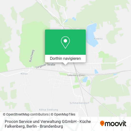 Procon Service und Verwaltung GGmbH - Küche Falkenberg Karte