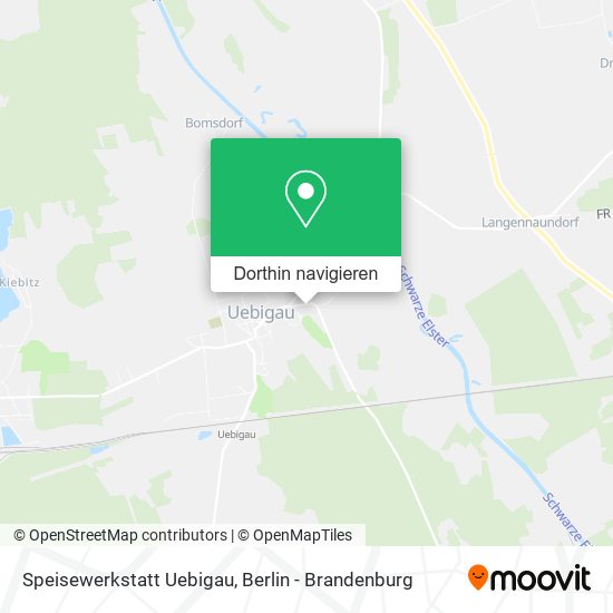 Speisewerkstatt Uebigau Karte