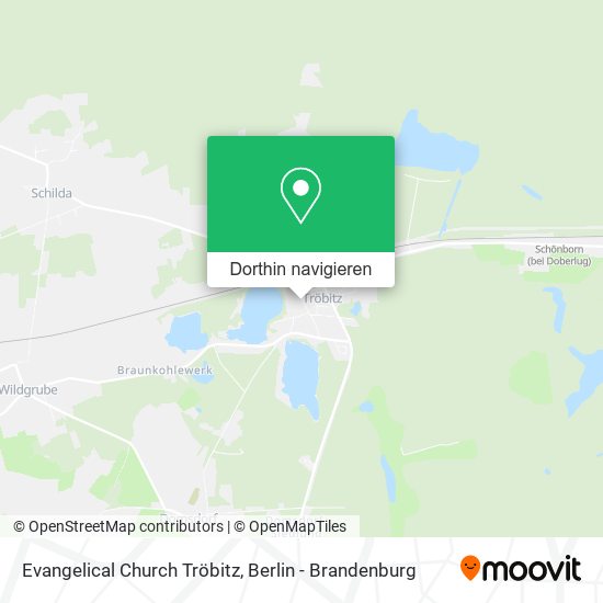 Evangelical Church Tröbitz Karte