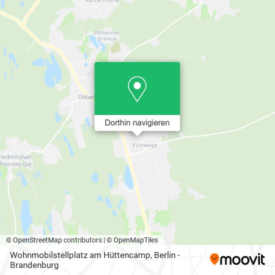Wohnmobilstellplatz am Hüttencamp Karte