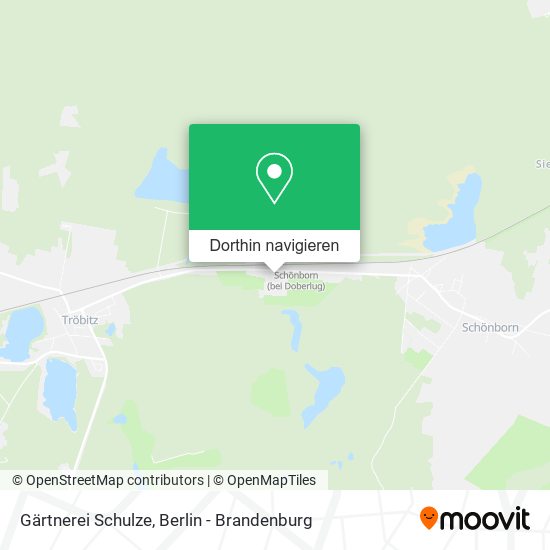 Gärtnerei Schulze Karte