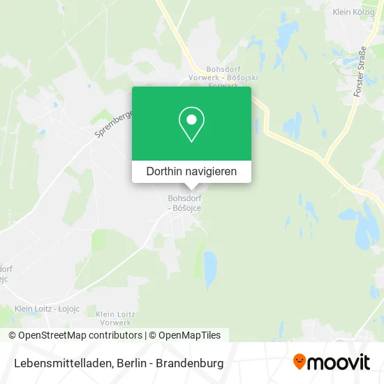 Lebensmittelladen Karte