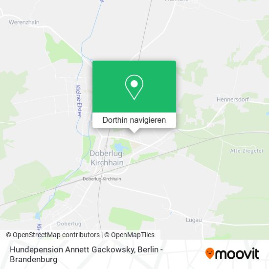 Hundepension Annett Gackowsky Karte