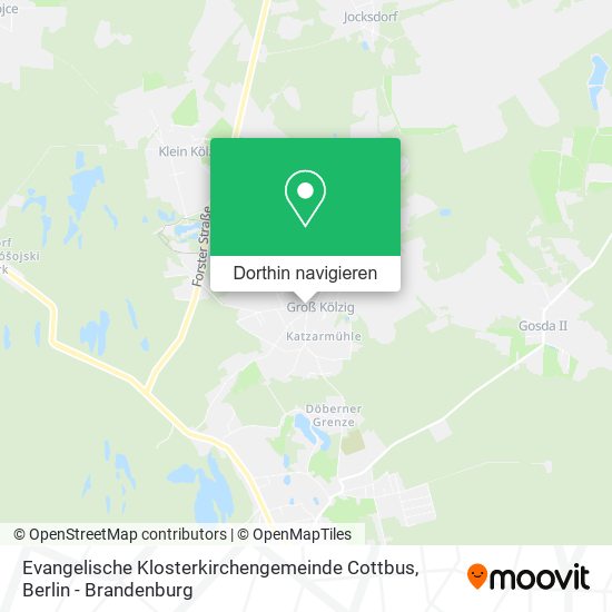 Evangelische Klosterkirchengemeinde Cottbus Karte