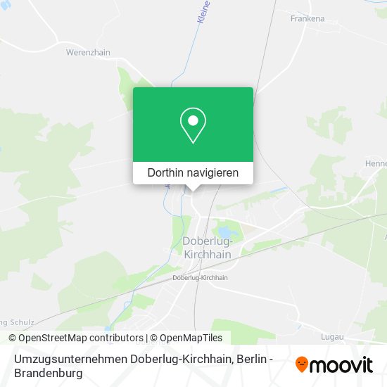 Umzugsunternehmen Doberlug-Kirchhain Karte