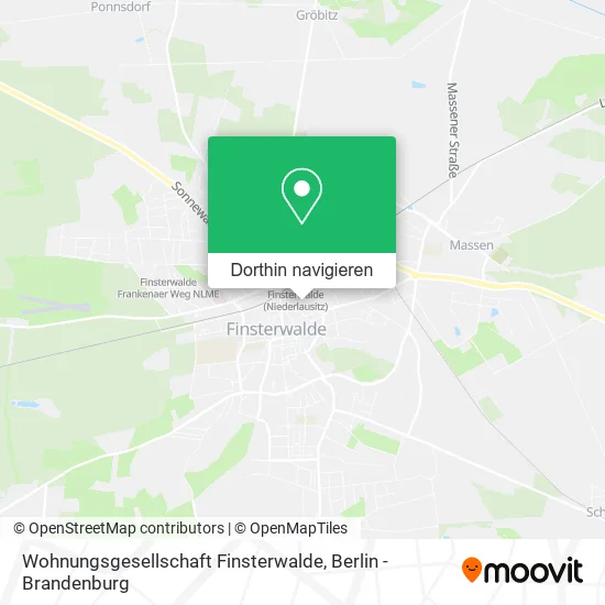 Wohnungsgesellschaft Finsterwalde Karte