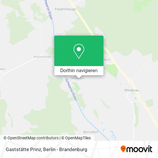 Gaststätte Prinz Karte