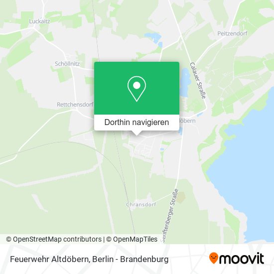 Feuerwehr Altdöbern Karte