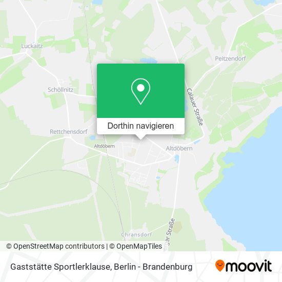 Gaststätte Sportlerklause Karte