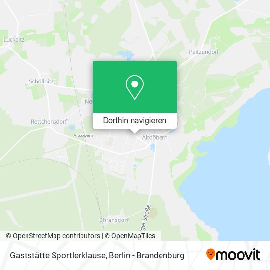 Gaststätte Sportlerklause Karte