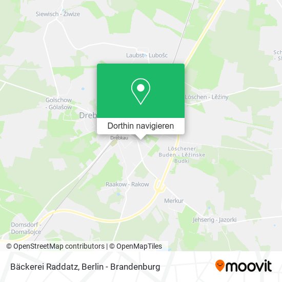 Bäckerei Raddatz Karte