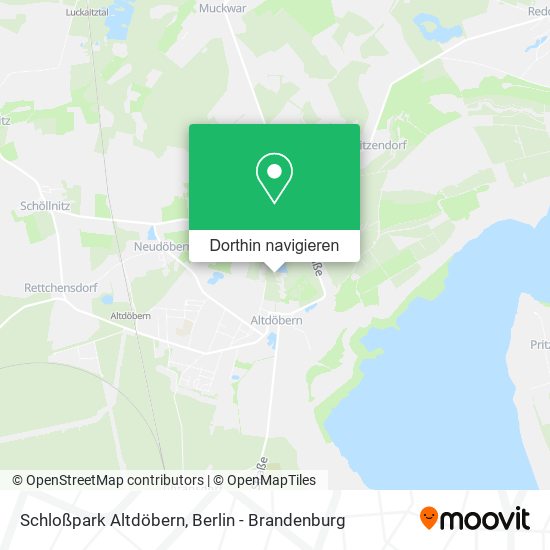 Schloßpark Altdöbern Karte