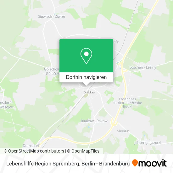 Lebenshilfe Region Spremberg Karte