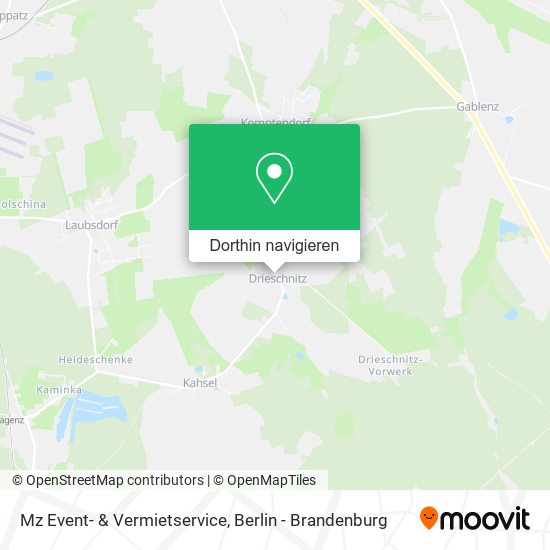 Mz Event- & Vermietservice Karte