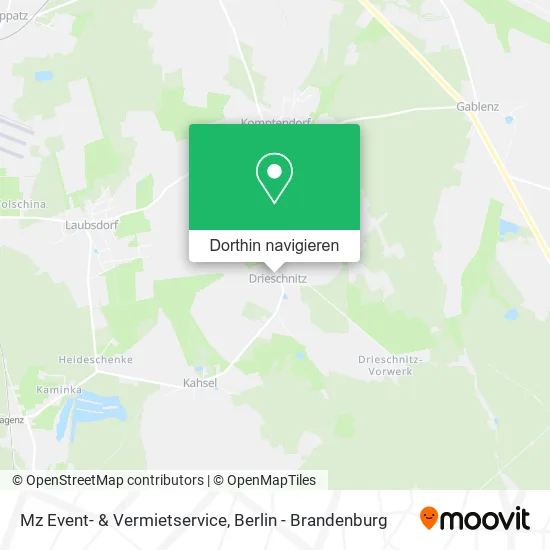 Mz Event- & Vermietservice Karte