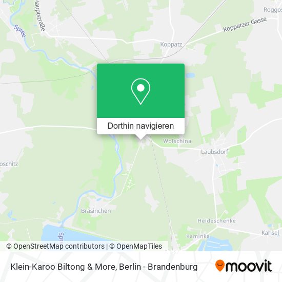 Klein-Karoo Biltong & More Karte