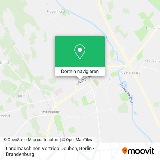 Landmaschinen Vertrieb Deuben Karte