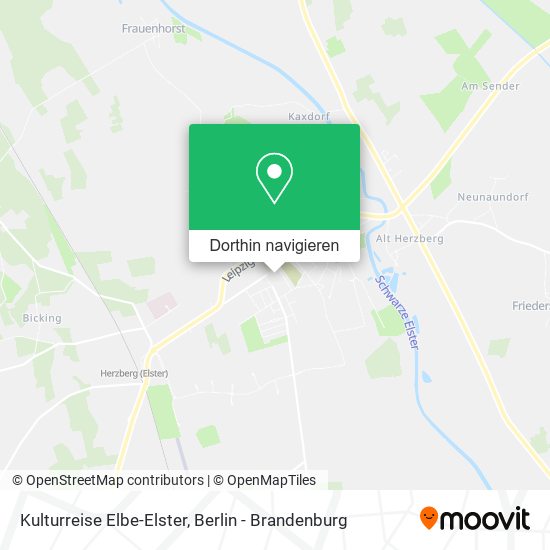 Kulturreise Elbe-Elster Karte