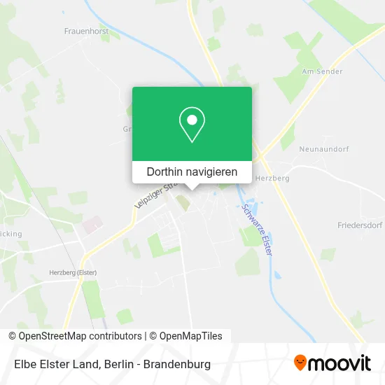 Elbe Elster Land Karte
