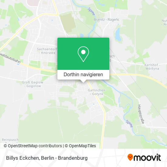 Billys Eckchen Karte