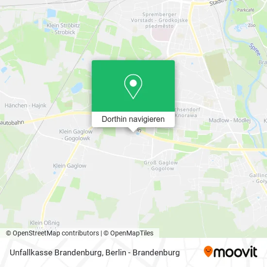 Unfallkasse Brandenburg Karte