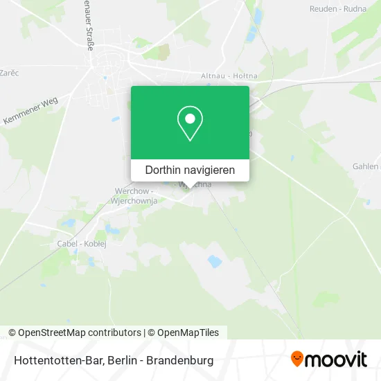 Hottentotten-Bar Karte