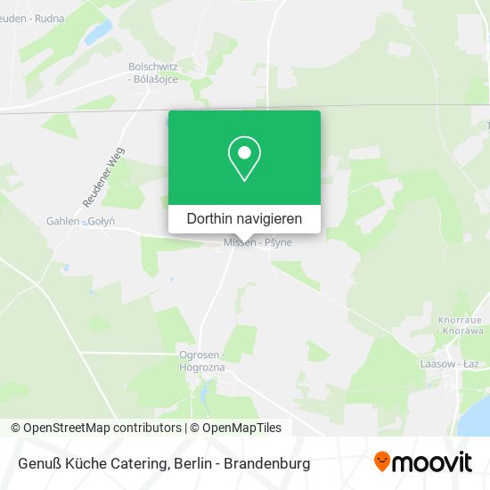 Genuß Küche Catering Karte