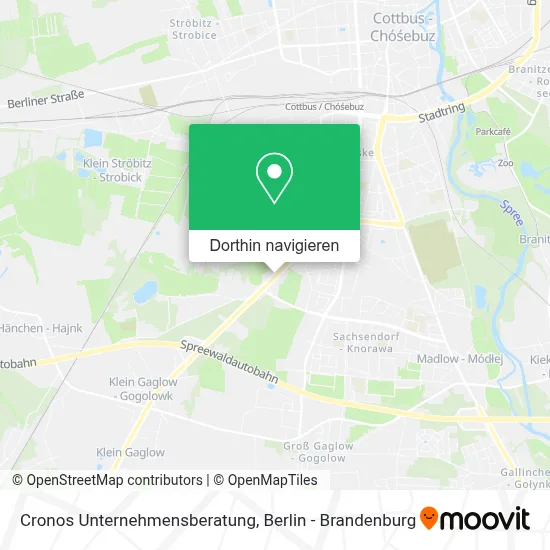 Cronos Unternehmensberatung Karte