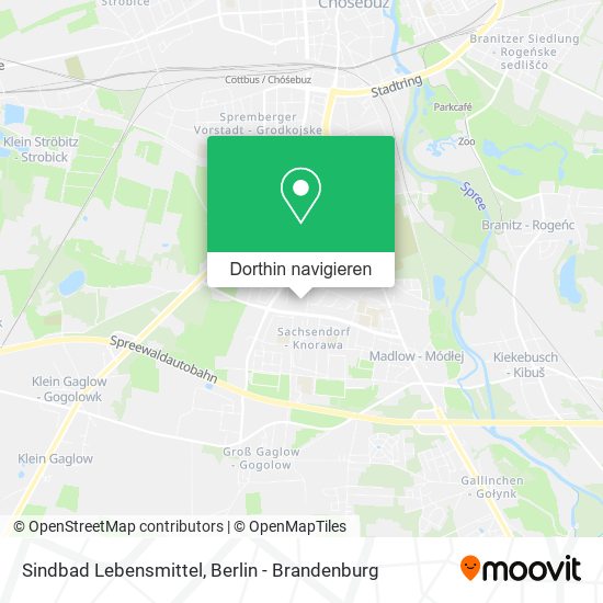 Sindbad Lebensmittel Karte