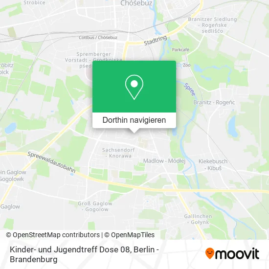 Kinder- und Jugendtreff Dose 08 Karte