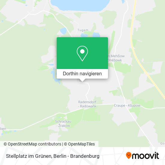 Stellplatz im Grünen Karte