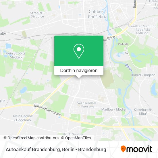 Autoankauf Brandenburg Karte