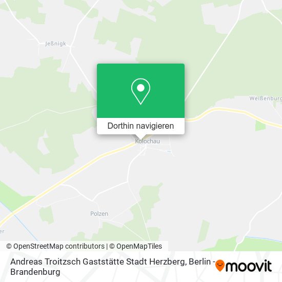 Andreas Troitzsch Gaststätte Stadt Herzberg Karte