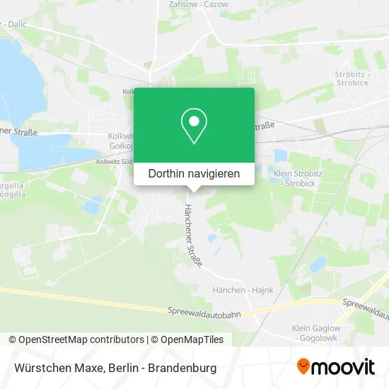 Würstchen Maxe Karte