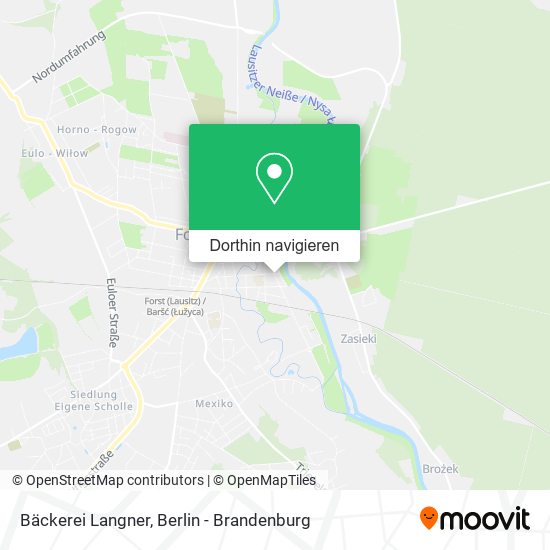 Bäckerei Langner Karte