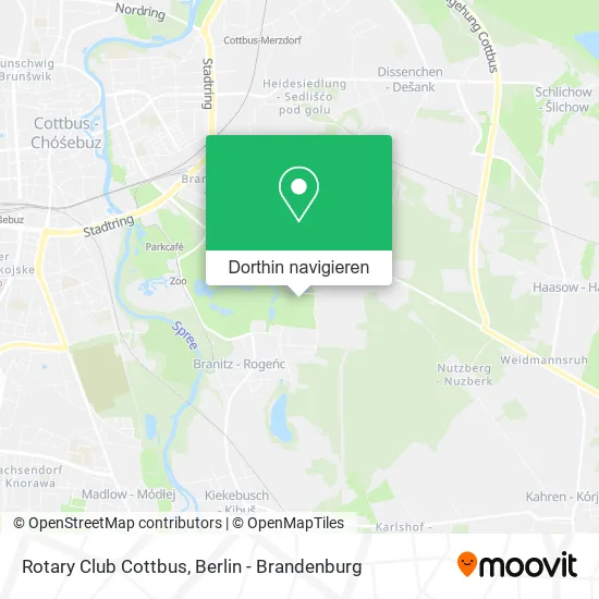 Rotary Club Cottbus Karte