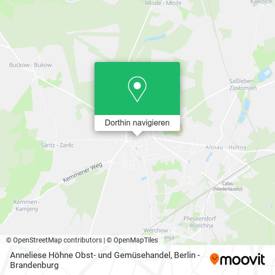 Anneliese Höhne Obst- und Gemüsehandel Karte