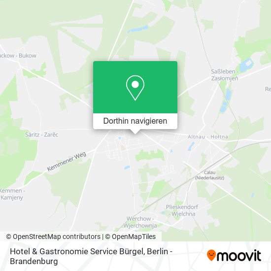 Hotel & Gastronomie Service Bürgel Karte