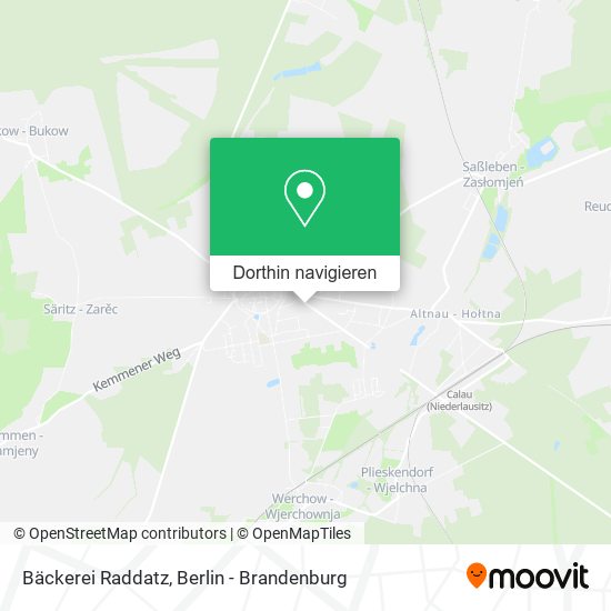 Bäckerei Raddatz Karte