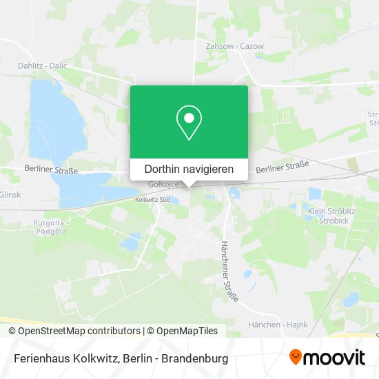 Ferienhaus Kolkwitz Karte