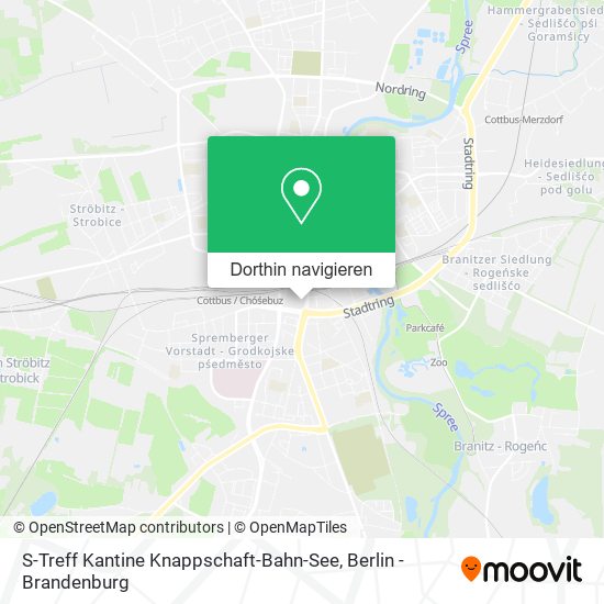S-Treff Kantine Knappschaft-Bahn-See Karte
