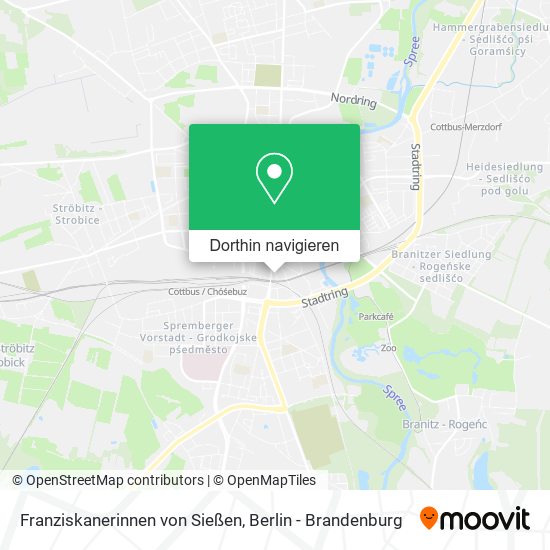 Franziskanerinnen von Sießen Karte
