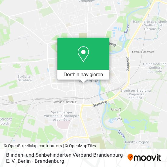 Blinden- und Sehbehinderten Verband Brandenburg E. V. Karte