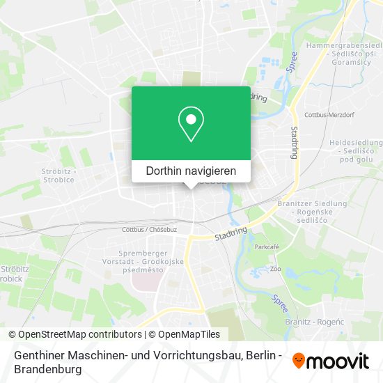 Genthiner Maschinen- und Vorrichtungsbau Karte