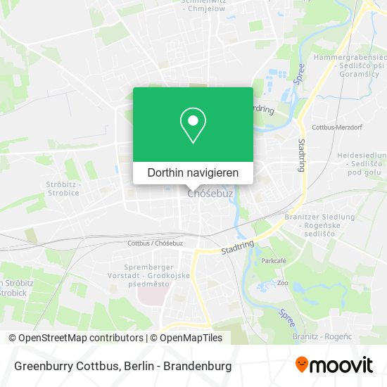 Greenburry Cottbus Karte