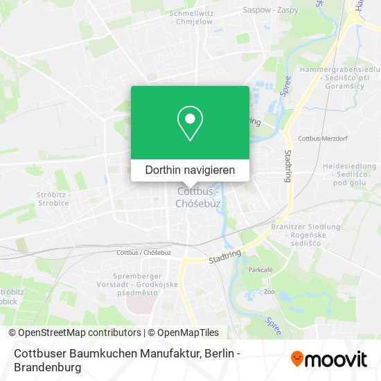 Cottbuser Baumkuchen Manufaktur Karte