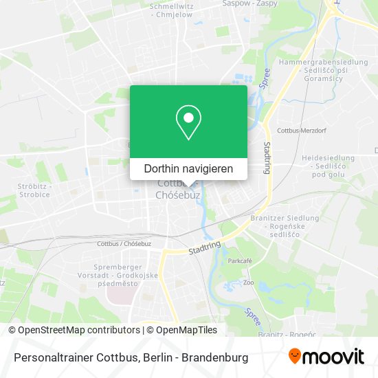 Personaltrainer Cottbus Karte