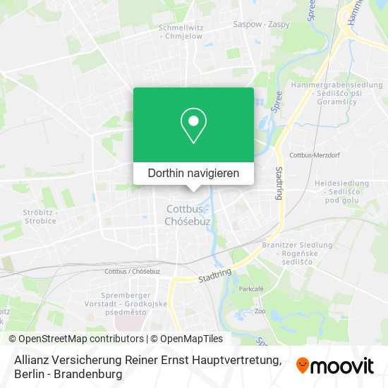 Allianz Versicherung Reiner Ernst Hauptvertretung Karte